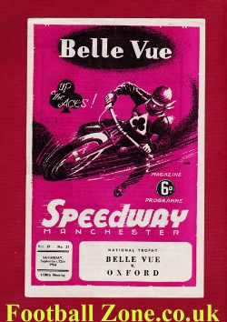Belle Vue Speedway v Oxford 1964