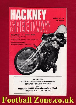 Hackney Speedway v West Ham 1971