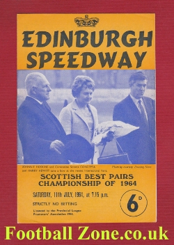 Edinburgh Speedway Best Pairs Championship 1964