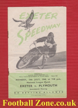 Exeter Speedway v Plymouth 1948