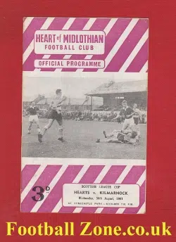 Heart Of Midlothian v Kilmarnock 1961
