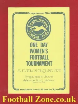 One Day Ladies Football Tournament 1976 - Leicester Womens Football