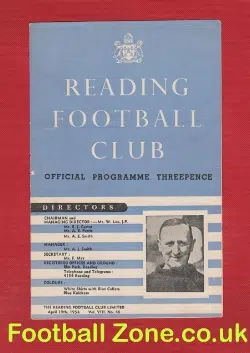 Reading v Swindon Town 1954