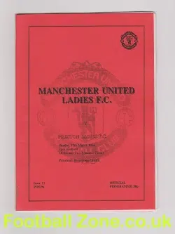 Manchester United Ladies v Preston 1996 - Womens Football