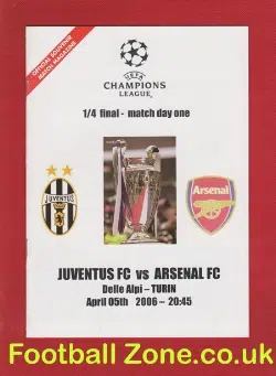 Juventus v Arsenal 2006