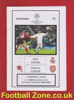 Real Madrid v Arsenal 2006