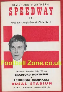 Bradford Speedway v Fredericia 1971 – Denmark