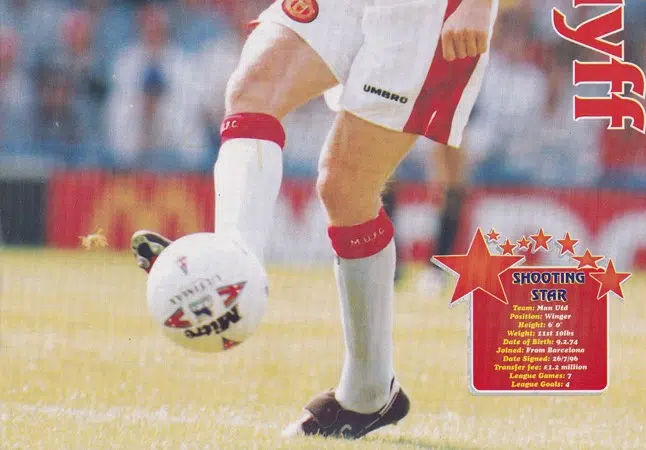Manchester United Jordi Cruyff Autograph Signed Picture Poster