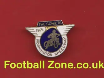 Workington Speedway Badge 1971