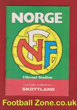 Norway v Scotland 1979