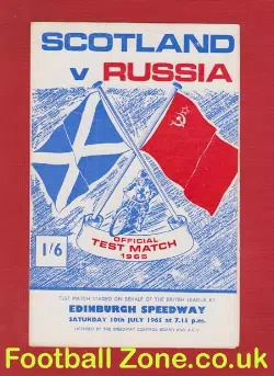 Scotland Speedway v Russia 1965 - at Edinburgh
