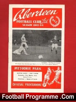 Aberdeen v Queen Of South 1964