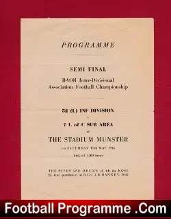 Army 52nd Light Infantry Division v 7L 1946 – Munster – Germany
