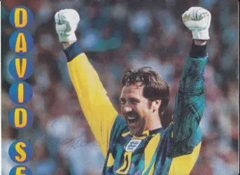 Arsenal David Seaman Autographed Signed Picture Poster - football memorabilia