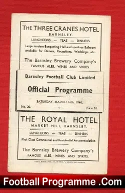 Barnsley v Huddersfield Town 1946