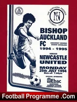 Bishop Auckland v Newcastle United 1994