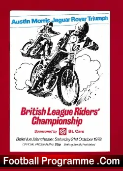British League Riders Championship 1978 + Badge + Pennant - sports memorabilia