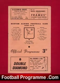 Burton Albion v Ramsgate Athletic 1965