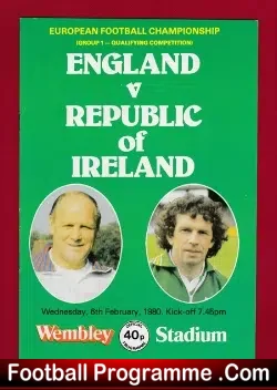 England v Ireland 1980
