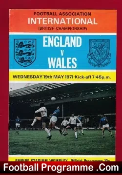 England v Wales 1971