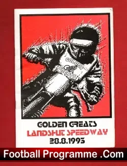 Germany Speedway Programme 1995 – Golden Greats Landshut
