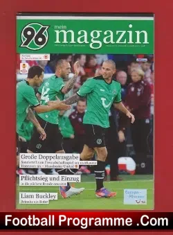 Hanover v Manchester United 2012 - Germany - football programme