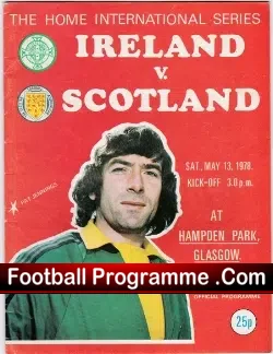 Ireland v Scotland 1978 – Hampden Park