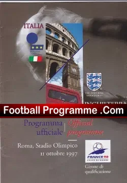 Italy v England 1997 – World Cup Qualifier in Rome