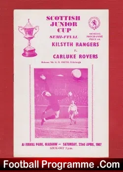 Kilsyth Rangers v Carluke Rovers 1967 – Scottish Junior Cup SF