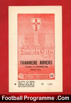 Lincoln City v Tranmere Rovers 1963