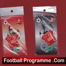 Manchester United Mobile Phone Charms X 2 - football programme
