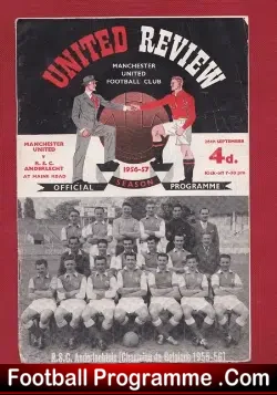 Manchester United v Anderlecht RSC 1956 – First European Game