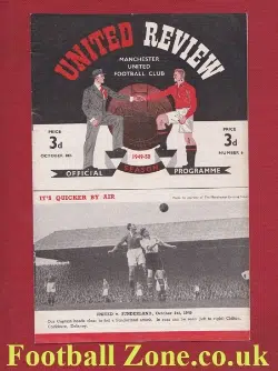 Manchester United v Charlton Athletic 1949 – Tommy Bogan Debut