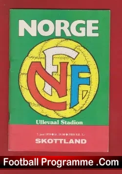 Norway v Scotland 1979