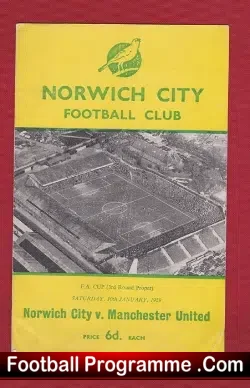 Norwich City v Manchester United 1959
