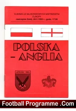 Poland v England 1993 – Under 21’s Match Polish