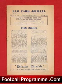 Reading v Ipswich Town 1948