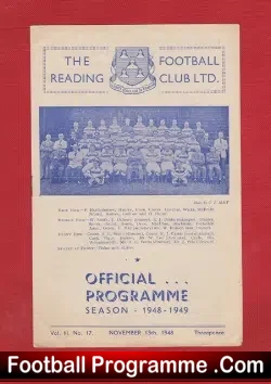 Reading v Norwich City 1948