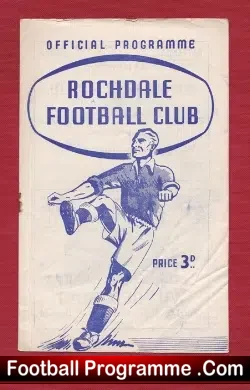 Rochdale v Accrington Stanley 1955