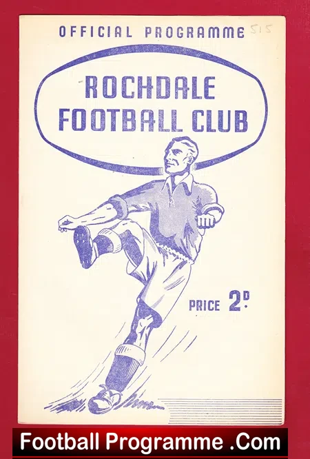 Rochdale v Mansfield Town 1949