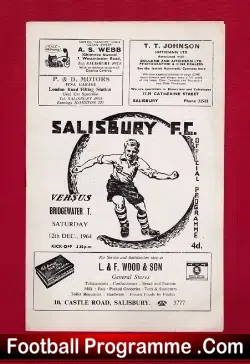 Salisbury Town v Bridgwater Town 1964