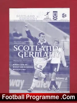 Scotland v Germany 2003 – Played at Kilmarnock