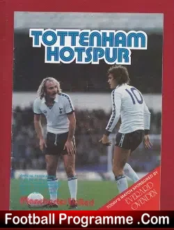 Tottenham Hotspur v Manchester United 1979