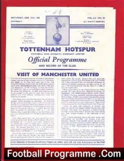 Tottenham Hotspur v Manchester United 1960