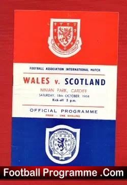 Wales v Scotland 1958 – Denis Law International 1st Goal Debut