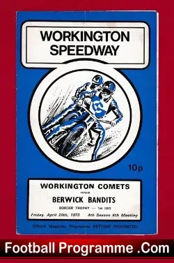 Workington Speedway v Berwick 1973