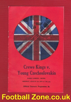 Crewe Speedway v Young Czechoslovakia 1970