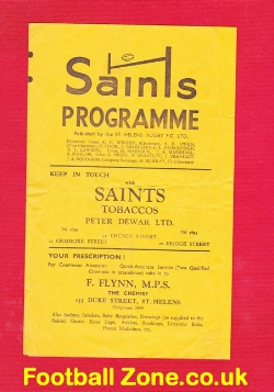 St Helens Rugby v Barrow 1949