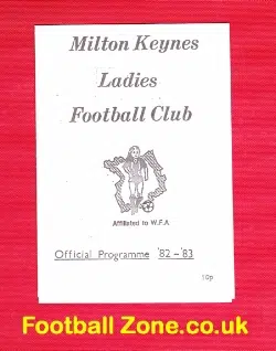 Milton Keynes City Ladies v Luton 1982 - Womens Football