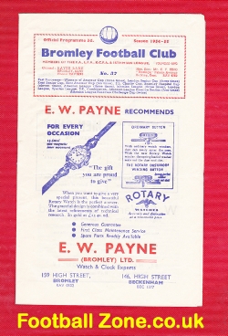 Bromley v St Albans City 1955